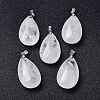 Natural Quartz Crystal Pendants X-G-D084-01P-B17-2