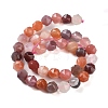 Natural Botswana Agate Beads Strands G-NH0021-A30-02-3