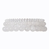 3Pcs Round Synthetic Quartz Crystal Beads Stretch Bracelets BJEW-JB10962-1