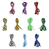 10 Pairs 10 Colors Polyester Cord Shoelace AJEW-YW0002-11-1