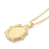 Brass Micro Pave Cubic Zirconia Pendants Necklace NJEW-I125-01A-3