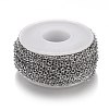 Tarnish Resistant 304 Stainless Steel Cable Chains CHS-A006-02B-P-3