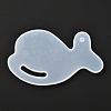 Dolphin Shaped Silhouette Silicone Cup Mat Molds DIY-I065-02-3