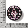 Save The Boobies Ghost Silicone Focal Beads SIL-G011-21A-3