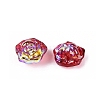 Electroplate Transparent Glass Beads Strands LS-EGLA-N056-02A-06-3
