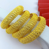 4Pcs Brass Alloy Bangles for Women WGEEFE8-01-1