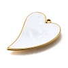 304 Stainless Steel Heart Charms STAS-Q348-11A-G-2