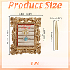 Resin & Velvet Photo Frame Ring Display Stands RDIS-WH0001-42B-2