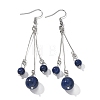 Natural Gemstone Dangle Earrings Sets EJEW-JE02813-4