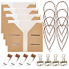 4Pcs Kraft Paper Passport Cover DIY-WA0001-39-1