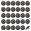 Alloy Shank Buttons FIND-WH0199-427B-1