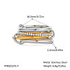 304 Stainless Steel Finger Rings for Women QA6774-8-1