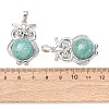 Natural Amazonite Pendants GG-CBA0251-05P-3