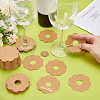 Paper Wine Glass Charms AJEW-WH0009-60C-02-3