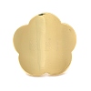 Brass Flower Open Cuff Ring for Women KK-H434-24G-1