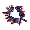 Two Tone Natural Quartz Crystal Beads Strands G-Z131-K01-02-3