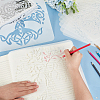 PET Hollow Out Drawing Painting Stencils DIY-WH0394-0268-3