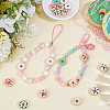 18Pcs 9 Colors Handmade Porcelain Enamel Beads PORC-PA0001-60-4