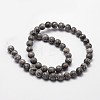 Natural Map Stone/Picasso Stone/Picasso Jasper Beads Strands G-G735-27-10mm-2