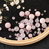  Natural Round Loose Gemstone Rose Quartz Beads G-TA0001-09-21