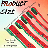 5Rolls 5 Styles Polyester Grosgrain Ribbon OCOR-MA0002-02-2
