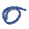 Fish Dyed Natural Lava Rock Beads Strands G-O126-01A-04-2