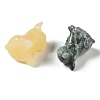 Natural & Synthetic Mixed Gemstone Carved Dog Figurines DJEW-M015-10-2