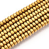 Electroplated Synthetic Non-magnetic Hematite Beads Strands G-T139-61B-1