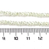 Baking Electroplate Glass Beads Strands X-DGLA-A039-J2MM-B17-4