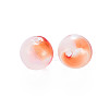 Transparent Handmade Blown Glass Globe Beads GLAA-T012-31B-02-2