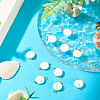 10Pcs Natural Shell Disc Pendants STAS-TA0006-28-6