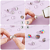 50Pcs 304 Stainless Steel Flat Round Stud Earring Settings STAS-BBC0010-39A-7