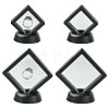 4Pcs 2 Styles Plastic 3D Floating Frame Display Holder ODIS-FS0001-02B-1
