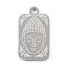 Buddhist 304 Stainless Steel Pendants SA-CBAE30B-02C-P-1