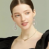 1 Pair 999 Fine Silver Huggie Hoop Earrings EJEW-BBC0001-39B-5