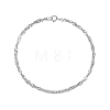 S925 Sterling Silver Singapore Chain Bracelets HA1105-1