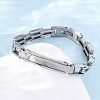 304 Stainless Steel Link Chain Bracelets for Women Men BJEW-R018-10P-2