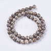 Natural Maifanite/Maifan Stone Beads Strands X-G-I187-6mm-01-3