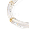 UV Plating Acrylic Bracelets for Women BJEW-JB12949-3