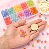 250Pcs 10 Colors Imitation Jelly Acrylic Beads MACR-CJ0001-35-5