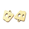 201 Stainless Steel Charms STAS-F368-03B-G-2