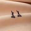 Stainless Steel Stud Earrings for Women PW-WGFE412-26-1