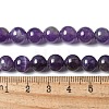 Natural Amethyst Beads Strands G-M445-8MM-01F-5