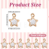 100Pcs Rack Plating Eco-Friendly Iron Charms IFIN-BM0001-03-2