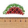 AB Color Plated Glass & Natural Black Spinel Pendants PALLOY-MZ01337-3