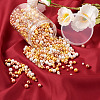 11 Strands 11 Styles Baking Paint Pearlized Glass Pearl Round Bead Strands HY-CW0001-04-4