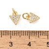 Rack Plating Brass Micro Pave Cubic Zirconia Charms KK-S396-61G-3