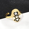 304 Stainless Steel Adjustable Cuff Rings RJEW-Q015-01G-D-1