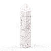 Point Tower Natural Howlite Home Display Decoration PW-WG04107-35-1