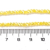 Baking Electroplate Glass Beads Strands DGLA-A039-J4mm-B23-4